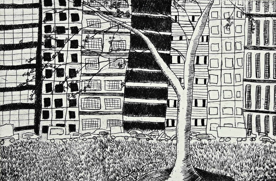 genevieve guadalupe buenos aires intaglio 10x15cm 4x6'' 2017