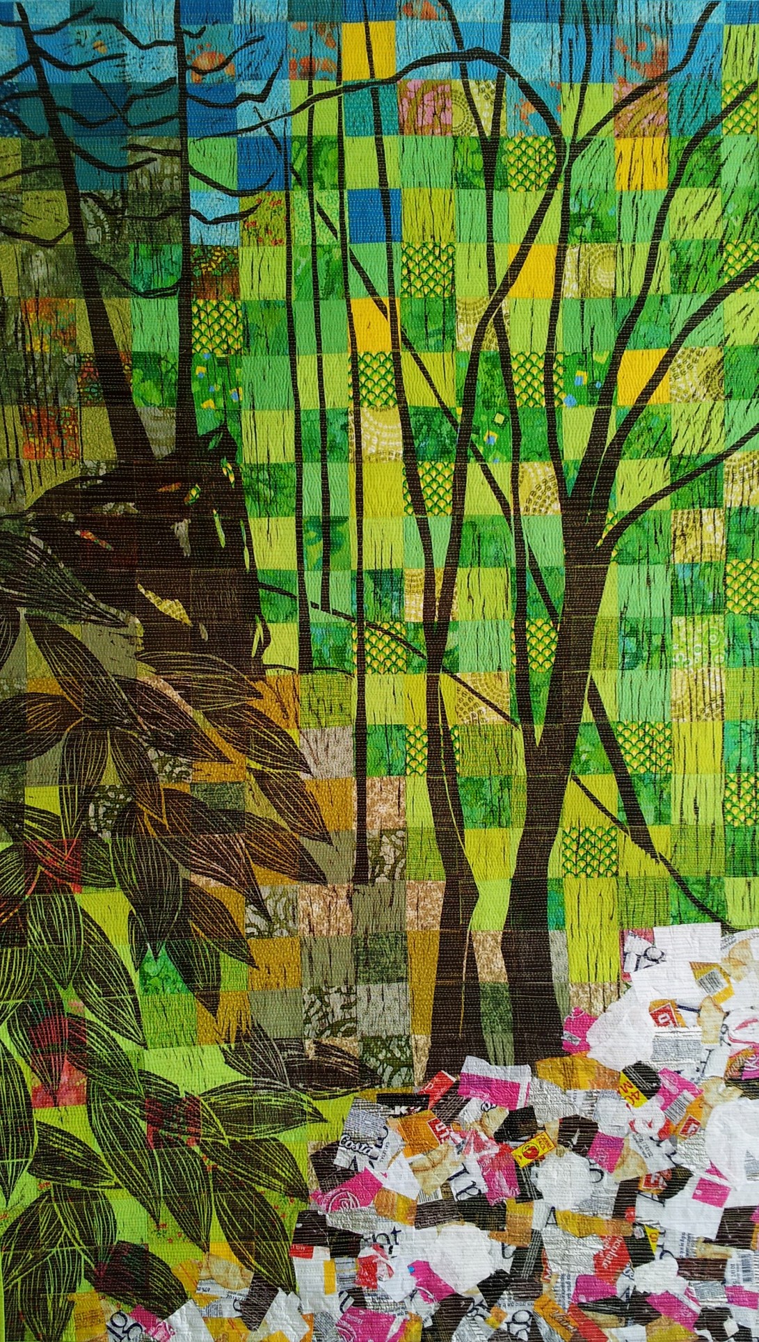 genevieve guadalupe reflecting on us 2015 51x29.5in 130x75cm